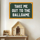 Sports Room Decor for Boys, Baseball Basketball Wall Decor Banner, Wall Hanging Banner Flag, Inspirational Game Day Wall Flag Home Playroom Boys Room Decor, Banner for Room by TinyTreasures Baby Boutique