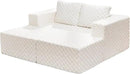 Hobestluk Modular Sectional Sofa Memory Foam Couch Sofa Bed Loveseat with Chaises Cloud Couch with Removable Cover Large Sectional Couches for Living Room (Plush White, Sofa Bed) by CozyNest Decor