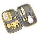 ZELINYE Baby Grooming Kit, 8 in 1 Baby Hair Brush/Nail Clipper/Nose Cleaner/Finger Toothbrush/Nail Scissors/Manicure Kit for Baby Care Keep Healthy and Clean(Yellow) by TinyTreasures Baby Boutique