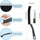 2 PCs Hard-bristled Crevice Cleaning Brush, Gap Cleaning Brush, Grout Brush for Kitchen, Bathroom, Bathtubs by CozyNest Decor