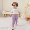 Newborn Toddler Baby Girl Pants Leggings Ribbed Straight Flare Infant Girl Pants Leggings Bell Bottoms 5 Packs by TinyTreasures Baby Boutique