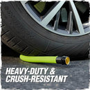 Rugged Rhino Heavy Duty Flexible Light Weight Garden Hose, 75ft x 5/8in, 4 Layer Leakproof Outdoor Gardening Tools, Watering Supplies, Powerful Water Pressure for Lawn, Flowers, Green Black by GreenHaven Gardens