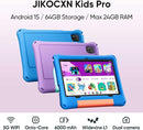 Kids Tablet, Android 15 Tablet for Kids 10 inch Octa-Core with Case, 24GB RAM 64GB ROM 1TB TF Card Expandable for Toddler Children, Parental Control, Dual Camera, BT5.0, WiFi, Gift (Purple) by TinyTreasures Baby Boutique