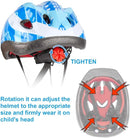 Kid Bicycle Helmets, LX LERMX Kids Bike Helmet Ages 3-5/5-14 Adjustable from Toddler to Youth Size, Durable Kids Bike Helmet with Fun Designs for Boys and Girls by TinyTreasures Baby Boutique