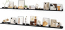Floating Picture Ledge Shelves for Wall Set of 2, 84 Inches Picture Ledge Shelf with Long Large Nursery Book Shelf for Toys Storage Kids Bookshelf Wall Mounted Living Room Bedroom Decor Frames, Black by TinyTreasures Baby Boutique