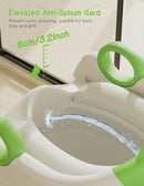 Potty Training Seat, Toddler Toilet Seat With Steps, 2 In 1 Toddler Potty Training Toilet With Splash Guard, Anti-Slip Step Stool Soft Mat, Adjust High Potty Seats For Toddlers Kids Boys Girls by TinyTreasures Baby Boutique