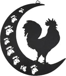 Rooster Metal Wall Art Outdoor Decor-12 Farmhouse Wall Decor Animal Cock Wall Hanging Decor Silhouette Wall Art for Farmhouse Kitchen Home Garden Wall Decoration by GreenHaven Gardens