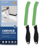 Crevice Cleaning Brushes, Cleaner Scrub Brush Tool for Hard to Reach Tight Space, Home Essentials, Cleaning Supplies for Shower, Bathroom, Kitchen, Toilet, Window by CozyNest Decor