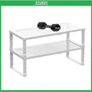 Metal Stackable Expandable Storage Shelf - Multi-Functional Home Storage Shelf, Suitable for Kitchen, Cabinet，Bathroom, Office, Garage, etc.（3PACKS/White/Large by CozyNest Decor