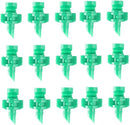 100 Pcs 180 Degree Refraction Atomized Dripper Micro Garden Sprinkler Sprayer Hydroponic Garden Irrigation by GreenHaven Gardens