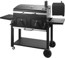 Charcoal Grill Outdoor BBQ Grill, Extra Large Cooking Area 794 Square Inches with Two Individual & Adjustable Charcoal Tray, Foldable Side Tables for Outdoor Cooking Backyard Camping Picnics By DNKMOR by GreenHaven Gardens