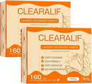 CLEARALIF Laundry Detergent Sheets (320 Loads), Orange,Great For Travel,Apartments, Dorms,CLEARALIF Laundry Detergent Strips Eco Friendly & Hypoallergenic (80 Count, Pack of 2) by CozyNest Decor