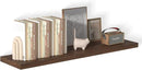 48 Inch Floating Shelf 1 Pack Large Floating Shelves for Wall No Drilling Accessories Included Deep Wall Shelves for Living Room Kitchen Farmhouse 48" W x 12" D x 1.2" Walnut by CozyNest Decor