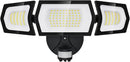 100W LED Flood Light Motion Sensor, 9000LM Motion Security Lights Outdoor, 3 Head Adjustable Floodlight, IP65 Waterproof Exterior Floodlights, 6500K Wall Light for Entryway, Yard, Garage by GreenHaven Gardens