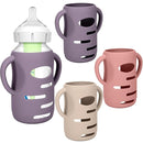 BUSOHA 3 Pack Silicone Sleeves for Dr. Brown's Glass Baby Bottles - Drop Protection Baby Bottle Sleeves Compatible with Dr. Brown's Newborn Glass Bottles with Silicone Handles,9oz by TinyTreasures Baby Boutique