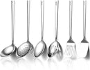 Evanda Kitchen Utensils Set 6pcs, Stainless Steel Cooking Utensils Set, Heavy Duty Kitchen Tools Spatulas Set, Home Essentials Kitchen Gadgets Accessories by CozyNest Decor