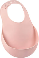 BEABA Silicone Baby Bib, Made with Soft Supple Silicone, Baby Bibs with Baby Food Catcher, Baby Essentials for Baby Feeding by TinyTreasures Baby Boutique