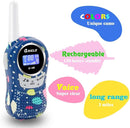 Qniglo Walkie Talkies for Kids - Rechargeable Kids Walkie Talkies with Clear Sound, Long Range - Perfect Birthday for 3-8 Year Old Boys Girls - Outdoor Adventures, Camping, Hiking by TinyTreasures Baby Boutique