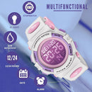 Kids Watch,Boys Watch for 3-15 Year Old Boys,Digital Sport Outdoor Multifunctional Chronograph LED 50 M Waterproof Alarm Calendar Analog Watch for Children with Silicone Band,Kids Gift by TinyTreasures Baby Boutique