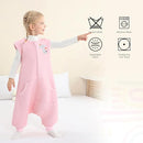 Baby Toddler Sleep Sack with Feet 2.5 TOG Winter, Wearable Blanket with Legs, Toddler Sleeping Sack Long Sleeve (Pink, 12-24 Month) by TinyTreasures Baby Boutique