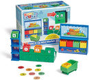 hand2mind Numberblocks Add It Up Mini Market, Grocery Store Playset, Math Toys for Kids 3-5, Counting Toys, Learning Money, Numbers for Toddlers, Mini Shopping Cart, Pretend Play Figure Playset by TinyTreasures Baby Boutique