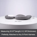 COOLBEBE New 2-in-1 Babybody Cushion for Baby Newborn Infants - Extra Soft Stroller Cushion Pads Car Seat Insert, Perfect for Carseats, Strollers, Swings, Grey by TinyTreasures Baby Boutique