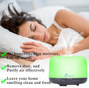 Diffuserlove Essential Oil Diffuser 500ML Aromatherapy Diffuser Mist Humidifiers 7 Color LED Lights Diffusers for Home Office Bedroom (Size:6.7" L x 6.7" W x 4.7" H) by TinyTreasures Baby Boutique