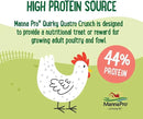 Manna Pro Farmhouse Favorites Quirky Quatro Crunch – 100% Natural Protein Treat for Mixed Flocks – Blend of Black Solider Fly Larvae, Mealworms, Beetles & Shrimp – 2lb by GreenHaven Gardens