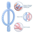Baby Teething Toys with Easy-Hold Handle, Silicone Infant Toothbrush, Textured On Both Sides Helps Massage, Soothe Sore Gums, Teething Toys for Babies 0-6 Months, 6-12 Months by TinyTreasures Baby Boutique