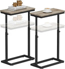 TUTOTAK End Table, Side Table, Tall Couch Table, Sofa Table, Living Room, Bedroom, Greige TB01BG0832 by CozyNest Decor