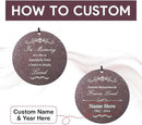 Personalized Sympathy Wind Chimes, Sympathy Gift After Loss of Mom Dad, or Loved One, Memorial Garden Remembering a Loved One Memorial Gifts by CozyNest Decor