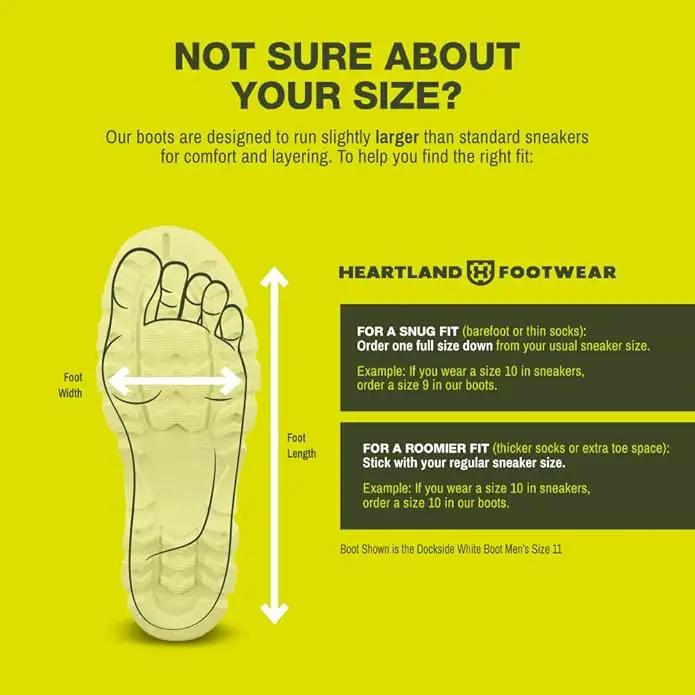Heartland Dockside Waterproof Work Boots for Men and Women - Durable, Flexible PVC Boots for Marine Work with Easy On/Off, Slip-Resistant Outsoles, photo 7 of 7