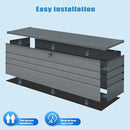 260 Gallon Metal Outdoor Storage Box Waterproof, Extra Large Deck Box and Patio Cushion Box for Storing Gardening Tools, Pool Supplies by GreenHaven Gardens