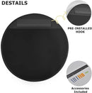30 Inch Round Bathroom Mirror - Wall Mounted Circle Mirror with Metal Frame, Modern Mirror Suitable for Bathroom, Vanity, Entryway, Living Room, Wall Decor,Silver by CozyNest Decor