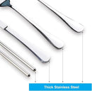 Portable Silverware Set with Case, Lengnoyp Travel Camping Utensils Set, Premium Stainless Steel Travel Cutlery Set by CozyNest Decor