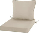 22"x22" Outdoor Cushion for Patio Furniture – Water-Repellent & Fade-Resistant Patio Chair Cushion for Garden, Deck, or Porch – Cream by GreenHaven Gardens