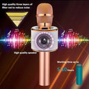 BONAOK Wireless Bluetooth Karaoke Microphone,3-in-1 Portable Handheld Karaoke Mic Speaker Machine Home Party Birthday for All Smartphones PC(Q37 Rose Gold) by TinyTreasures Baby Boutique