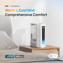 Dreo 6L Humidifier Large Room, Warm & Cool Mist Humidifiers for Bedroom, 60H Runtime, 12H Timer, Top Fill, Humidity Indicator Light, Baby, Plants, Easy Clean, HM713 by TinyTreasures Baby Boutique