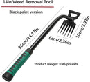 Gardening Hand Weeder Tools, Weeding Artifact Uprooting Weeding Tool, Durable Manganese Steel Hand Weeder Tool, Manual Multifunctional Weeders Gardening Tools for Yard and Garden (6 Teethes) by GreenHaven Gardens