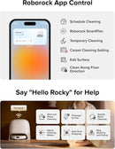 roborock Qrevo CurvX Robot Vacuum and Mop, 22,000Pa Suction, 3.14’’ Ultra Slim, Dual Anti-Tangle System, Reactive AI Obstacle Recognition, AdaptiLift Chassis, Auto Hot Water Mop Washing & Drying by CozyNest Decor