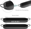 Barnyard Designs Indoor Herb Garden Planter Set with Tray, Metal Windowsill Plant Pots with Drainage for Outdoor or Indoor Plants, Set/3 (Black) by GreenHaven Gardens