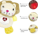 Baby Musical Activity Soft Toys with Sound & Light, Sensory Toys for Infant Developmental with Teether, Rattle and Textures, Soft Plush Toy for Newborn Gift 6 to 12 Months (Lion) by TinyTreasures Baby Boutique
