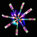 25 Sets LED Flying Set, 25 Slingshot+25 Glow Helicopter-50 Pcs, Flying Toy Outdoor Toys Glow in The Dark Party Supplies Party Favors for Kids 8-12,4-8 by TinyTreasures Baby Boutique
