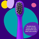 Burst Kids & Toddlers Electric Toothbrush (Pink) | Soft Bristles | Two Minute Timer | Rechargeable Battery | Easy-Grip Silicone Handle | 2 Modes for Healthy Smiles | Ages 3+ by TinyTreasures Baby Boutique