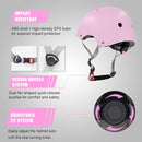 Kids Bike Helmet and Pads Set for Ages 2–14, CPSC Certified Adjustable Helmet with Knee Elbow Wrist Guards, for Skateboard, Scooter, Skating, Rollerblading, Multi-Sport Protective Gear by TinyTreasures Baby Boutique