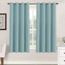 H.VERSAILTEX Window Treatment Blackout Thermal Insulated Room Darkening Solid Grommet Curtains/Drapes for Bedroom (Set of 2 Panels,52 by 63 Inch Long, Mineral Blue) by CozyNest Decor