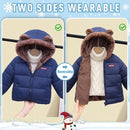 Infant Baby Winter Coat Bear Hooded Jacket Warm Fleece Snowsuit Windproof Outerwear for Toddler Boy Girl 9M-4T by TinyTreasures Baby Boutique