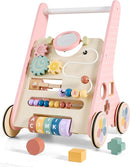 Baby Push Walker for Baby Boy 6-12 Months, Wooden Baby Walker Push Toy, Learning to Walk, Baby Walkers for Girls, Montessori Walker Toy with Wheels by TinyTreasures Baby Boutique