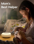 b&h Portable White Noise Machine with Night Light - Sound Machine for Baby, Bluetooth Speaker, 24 Soothing Sounds, 9 Colors Light, Timer, Rechargeable Sleep Machine for Home and Travel by TinyTreasures Baby Boutique