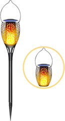 Large Solar Torch Light with Flickering Flame, Upgraded 3-in-1 Solar Fire Lights Outdoor Hanging Lanterns, Festival Decorations Solar Powered Tiki Torches for Garden, Pathway, Lawn, Yard by GreenHaven Gardens